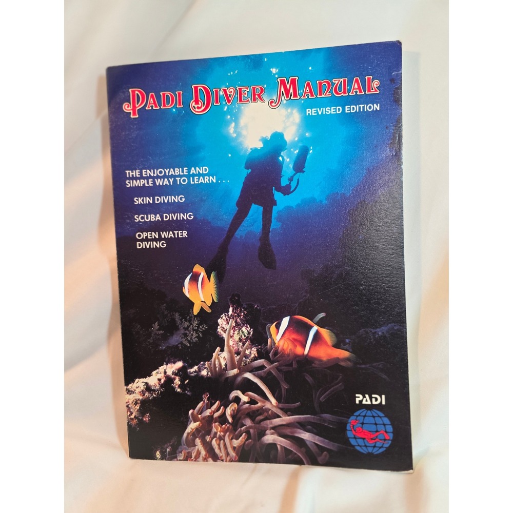 Vintage PADI Diver Manual Revised Edition 1984 Scuba Diving Instruction Book